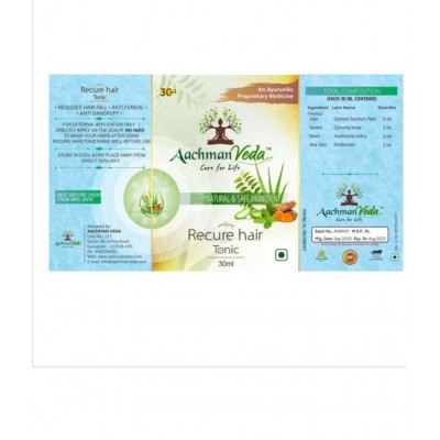 Aachman Veda Recure Hair Tonic 30ML