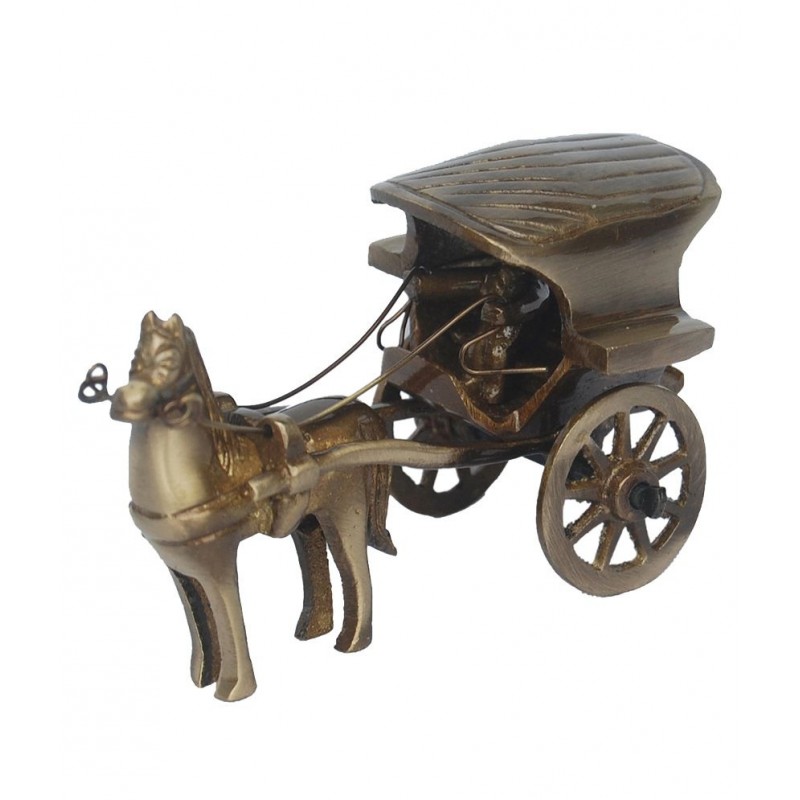 Aakrati Horse Cart Of Brass