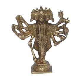 Aakrati Lord Narshima Couragous Statue Made In Brass