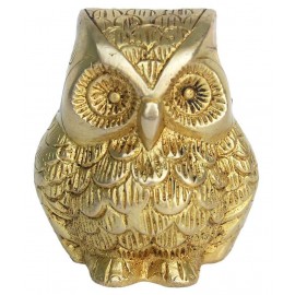 Aakrati Textured Brass Owl