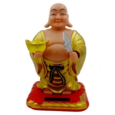 Aakriti Buddha Plastic Buddha Idol 13 x 8 cms Pack of 1