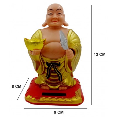 Aakriti Buddha Plastic Buddha Idol 13 x 8 cms Pack of 1