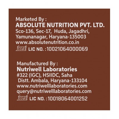 Absolute Nutrition Mass Gainer Cream & Cookies Flavor 1 kg Cookies & Cream