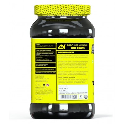 Absolute Nutrition Raw Isolate 1kg 1 kg