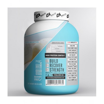 Absolute Nutrition Vanila 3 kg Mass Gainer Powder