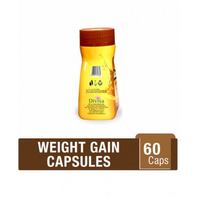 Accumass Weight Gain Capsules 60Caps (Pack of 4) Ayurvedic