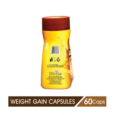 Accumass Weight Gain Capsules 60Caps, Pack of 4 (Ayurvedic Weight Gainer for Men & Women)