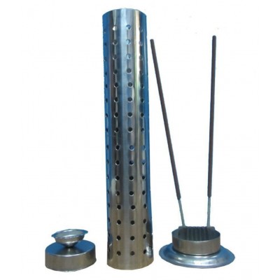 Agarbatti stand / holder with diya or dhoop stand by Avneesh