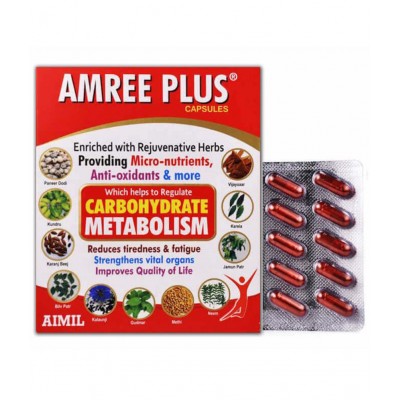 Aimil Pharmaceuticals AMREE PLUS 20 CAPSULES PACK OF 4