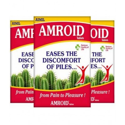 Aimil Pharmaceuticals AMROID TABLETS (PACK OF 3) Aimil Pharmaceuticals AMROID TABLETS (PACK OF 3)