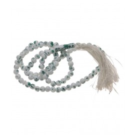 Ajmer Sharif Dargah Khwaja Garib Nawaz Blessed Beads Mala Eid Ramadan Muslim (Mu White Plastic Nauticals - Pack of 2