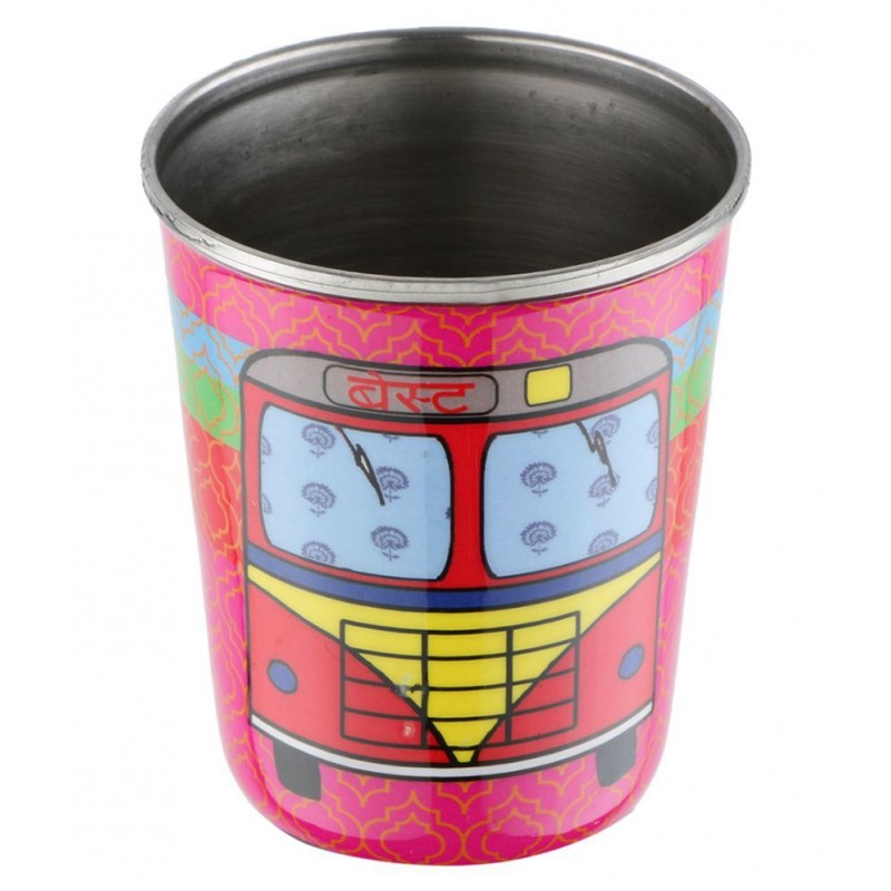 All Things Sundar Multicolour Stainless Steel Decoratives Glasses - Pack of 1