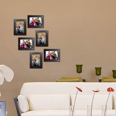 Allure Acrylic Brown Photo Frame Sets - Pack of 6