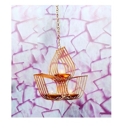 Allure Designs Assorted Hanging Iron Tea Light Holder - Pack of 1
