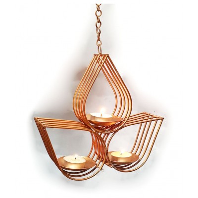 Allure Designs Assorted Hanging Iron Tea Light Holder - Pack of 1