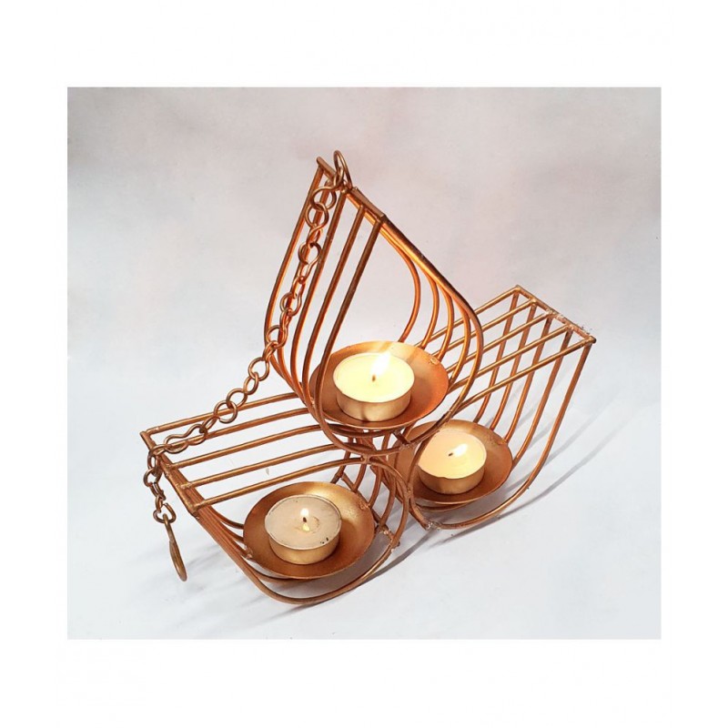 Allure Designs Assorted Hanging Iron Tea Light Holder - Pack of 1