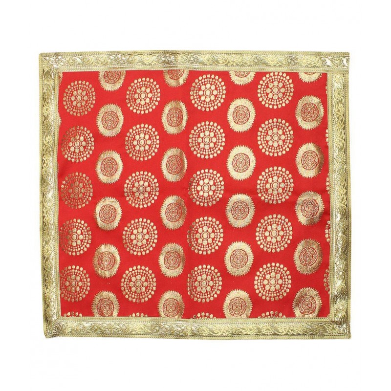 Altar cloth Temple asan chowki asan 18"18 inch