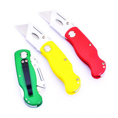 Aluminum Alloy Cutter Handy Foldable Cutting Utility Wallpaper Knife Spliter