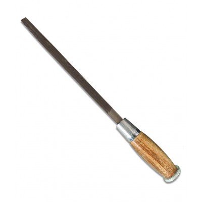 Amb File Wooden Handle Steel Cut Half Round 10 Inches