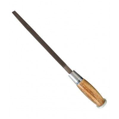 Amb File Wooden Handle Steel Cut Half Round 6 Inches
