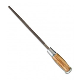 Amb File Wooden Handle Steel Cut Round 10 Inches