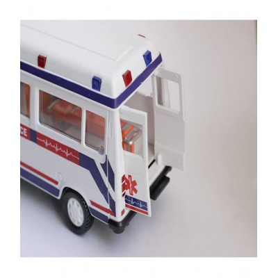 Ambulance  Plastic Pull Back Kids toy car for kids-