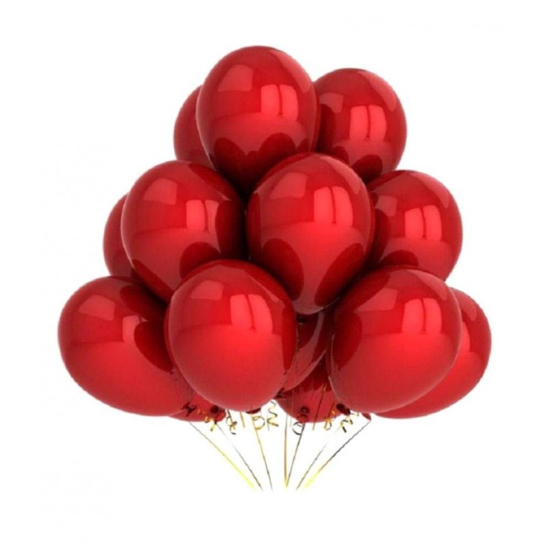 Americ Style Metallic Red Balloon - Pack of 50
