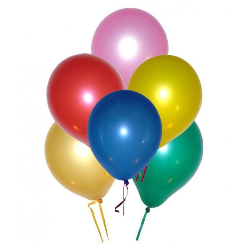 Americ Style Multicolour Balloons-Pack of 50