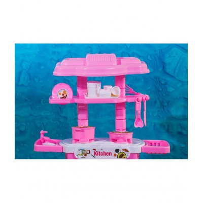 Amisha Gift Gallery Kitchen Set for Kids Girl and Boys 32 Pieces Little Chef Cooking Pretend Play Set Toy