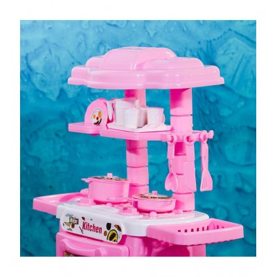 Amisha Gift Gallery Kitchen Set for Kids Girl and Boys 32 Pieces Little Chef Cooking Pretend Play Set Toy