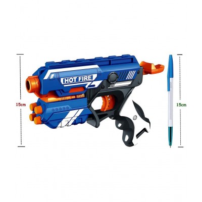 Amisha Gift Gallery Toy Gun for Kids Boys Toys Gun for Kids - Manual Foam Blaster Gun, Safe and Long Range, 10 Soft Bullets