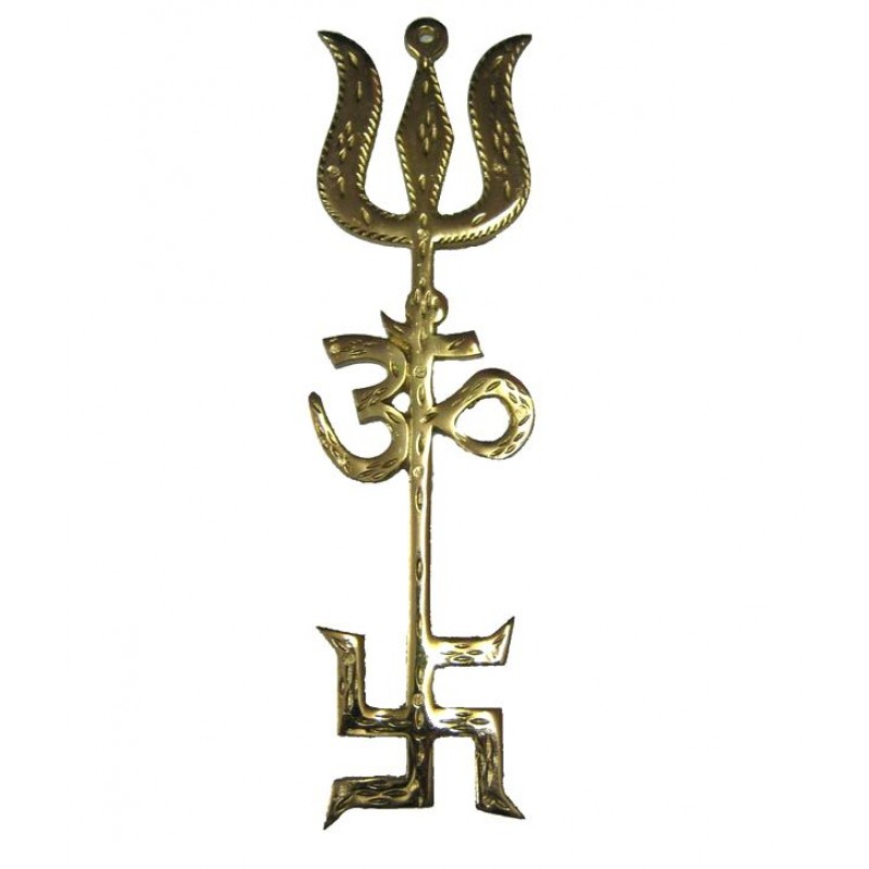 Anjalika Swastik Om Trishul Symbol
