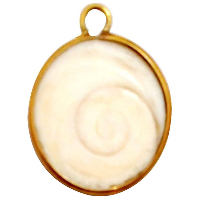 Ankita Gemstones Gomati Chakra Pendant, Real Gomti Chakra
