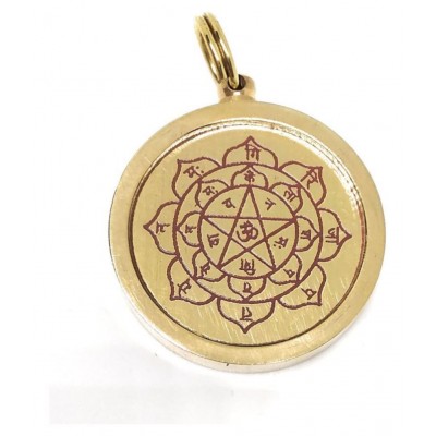 Apna Rudraksh Maha Mrityunjay Yantra Locket Gold Plated