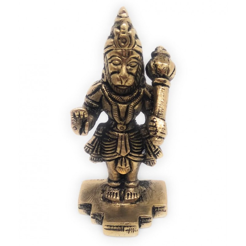 Apna Rudraksha - Lord Hanuman Brass Idol