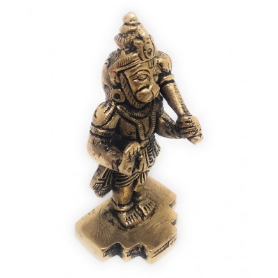 Apna Rudraksha - Lord Hanuman Brass Idol