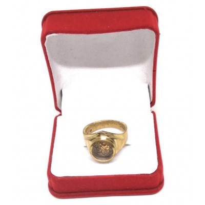 Apna Rudraksha Ashtadhatu Shri Yantra Ring