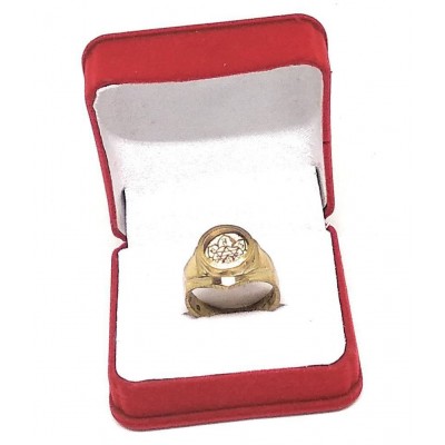 Apna Rudraksha Ashtadhatu Shri Yantra Ring