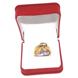 Apna Rudraksha Saraswati Yantra Locket Gold Plated