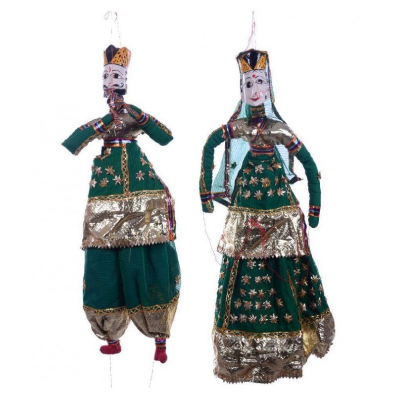 Apratim Multicolour Wood Puppet - Pack of 1