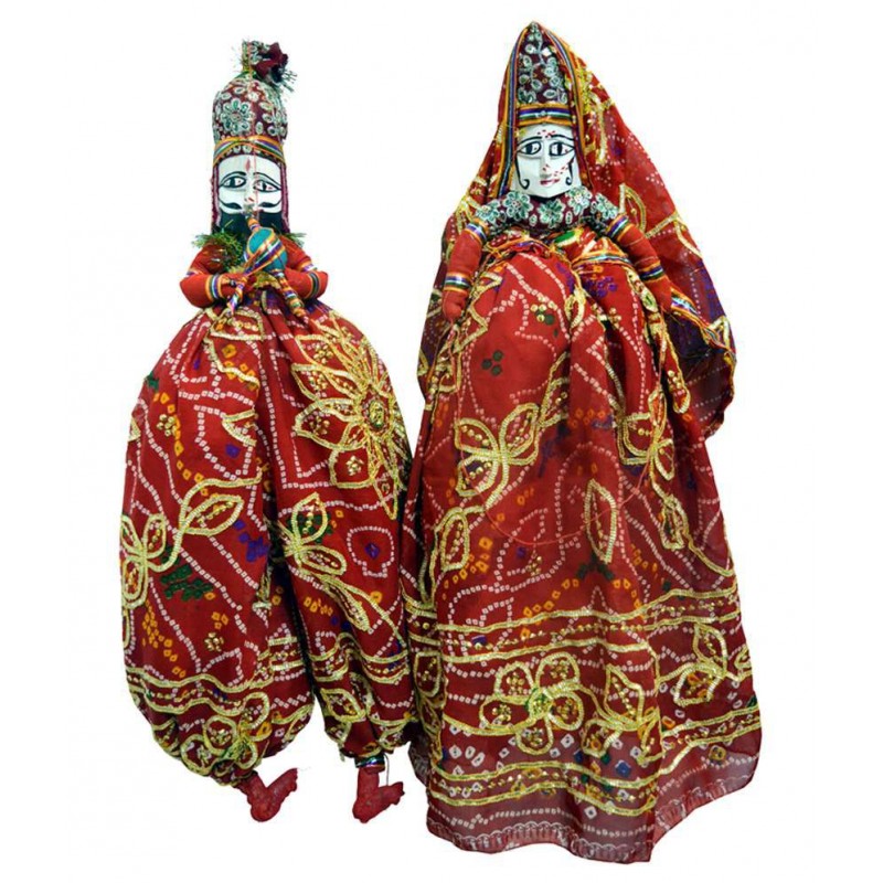 Apratim Red Rajasthani Puppet