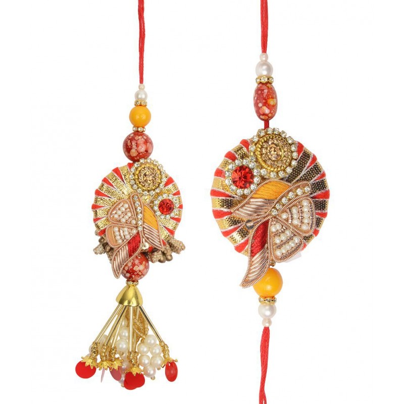 Arendelle Lumba Rakhi Red Rakshabandhan 2022 Pack of 1