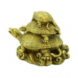 Arina Creation Feng Shui 3 Tortoise Turtle On Each Other Or Triple Tortoise