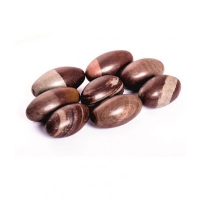 Arkam Narmadeshwar Shivling/ Original Narmada Shivlinga/ Narmada River Shivalingam (Height: 2.5-3", Width: 37-42mm)