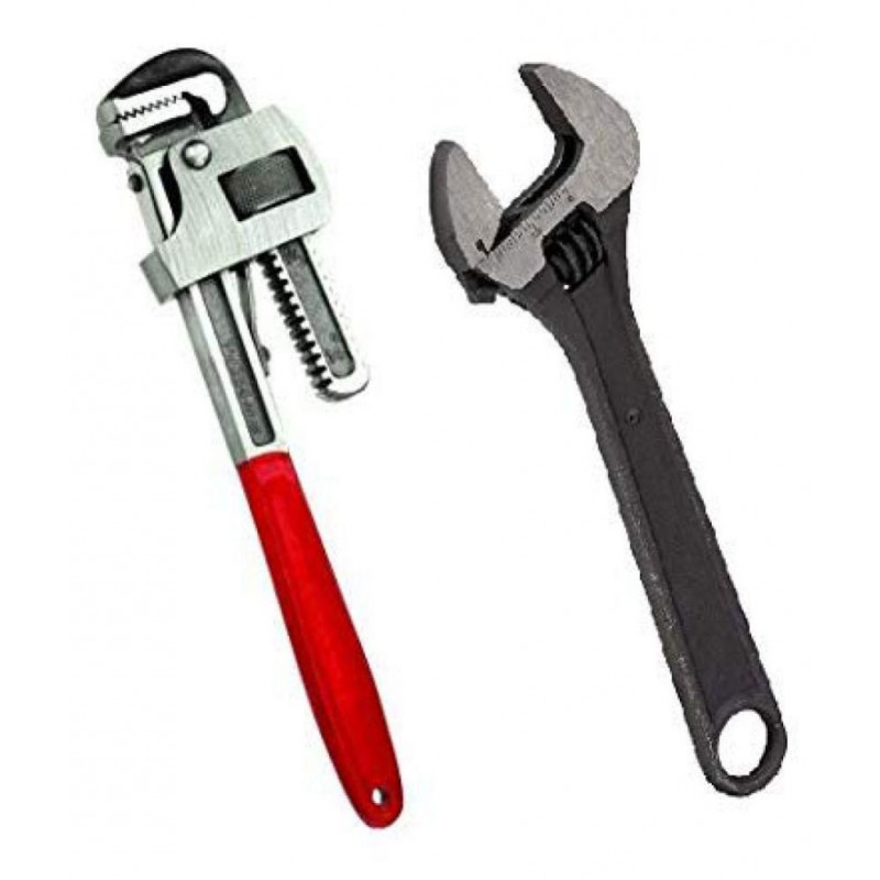 Arnav Pipe Wrench Set of 2 Pc