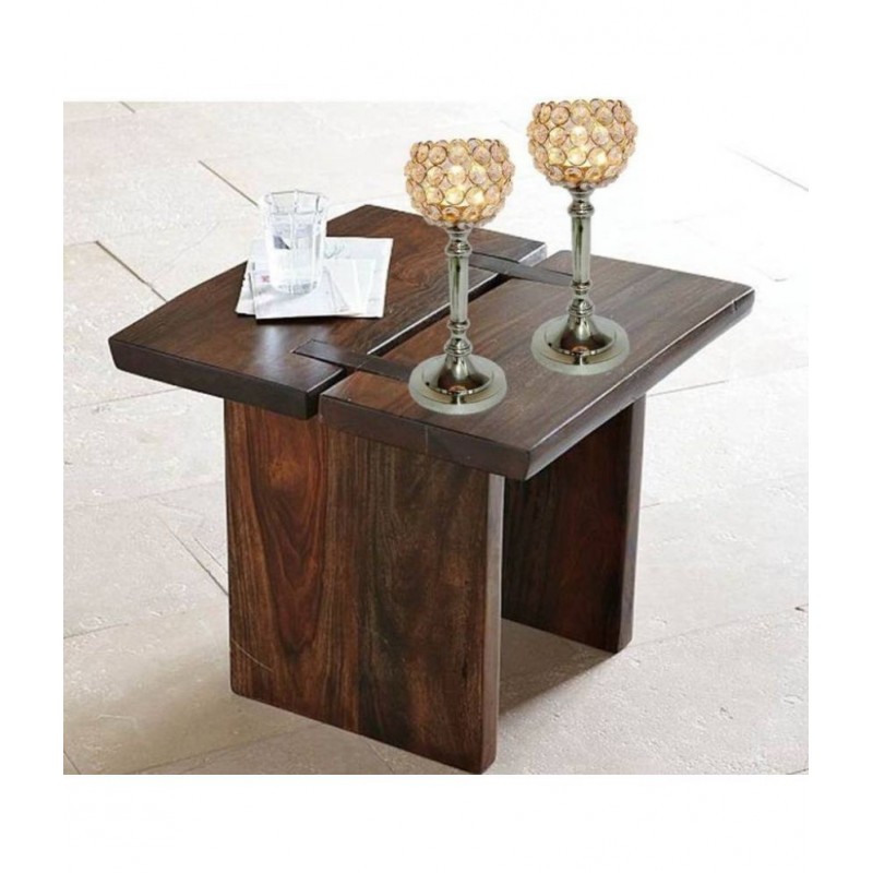 Arsalan Silver Table Top Aluminium Tea Light Holder - Pack of 2