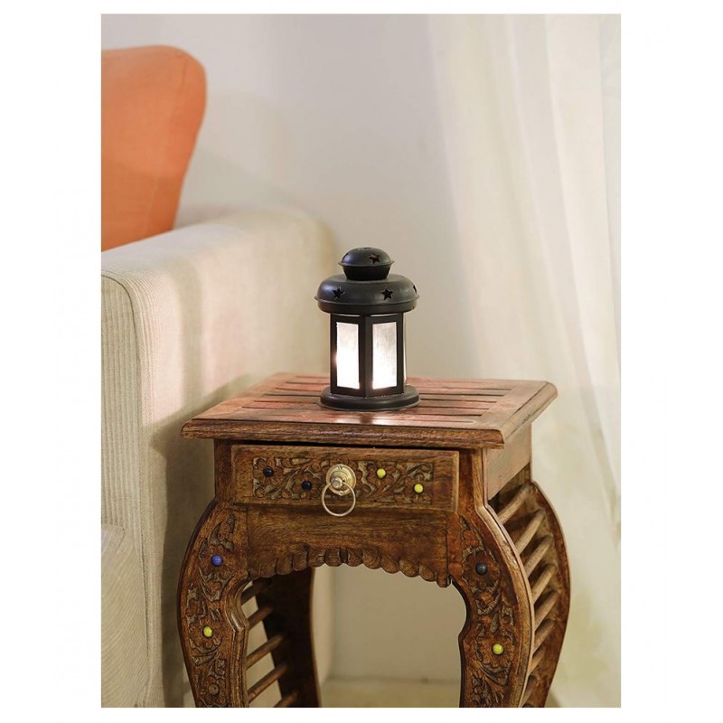 Arsalan Table Top and Hanging Iron Tea Light Holder - Pack of 1