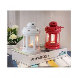 Arsalan Table Top and Hanging Iron Tea Light Holder - Pack of 2 Arsalan Table Top and Hanging Iron Tea Light Holder - Pack of 2