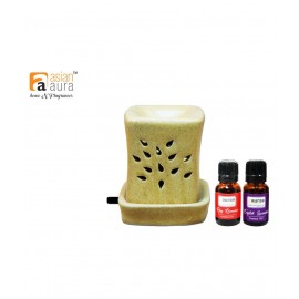 Asian Aura Ceramic Aroma Diffusers - Pack of 3