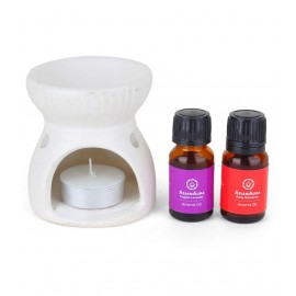 Asian Aura Ceramic Aroma Diffusers - Pack of 3